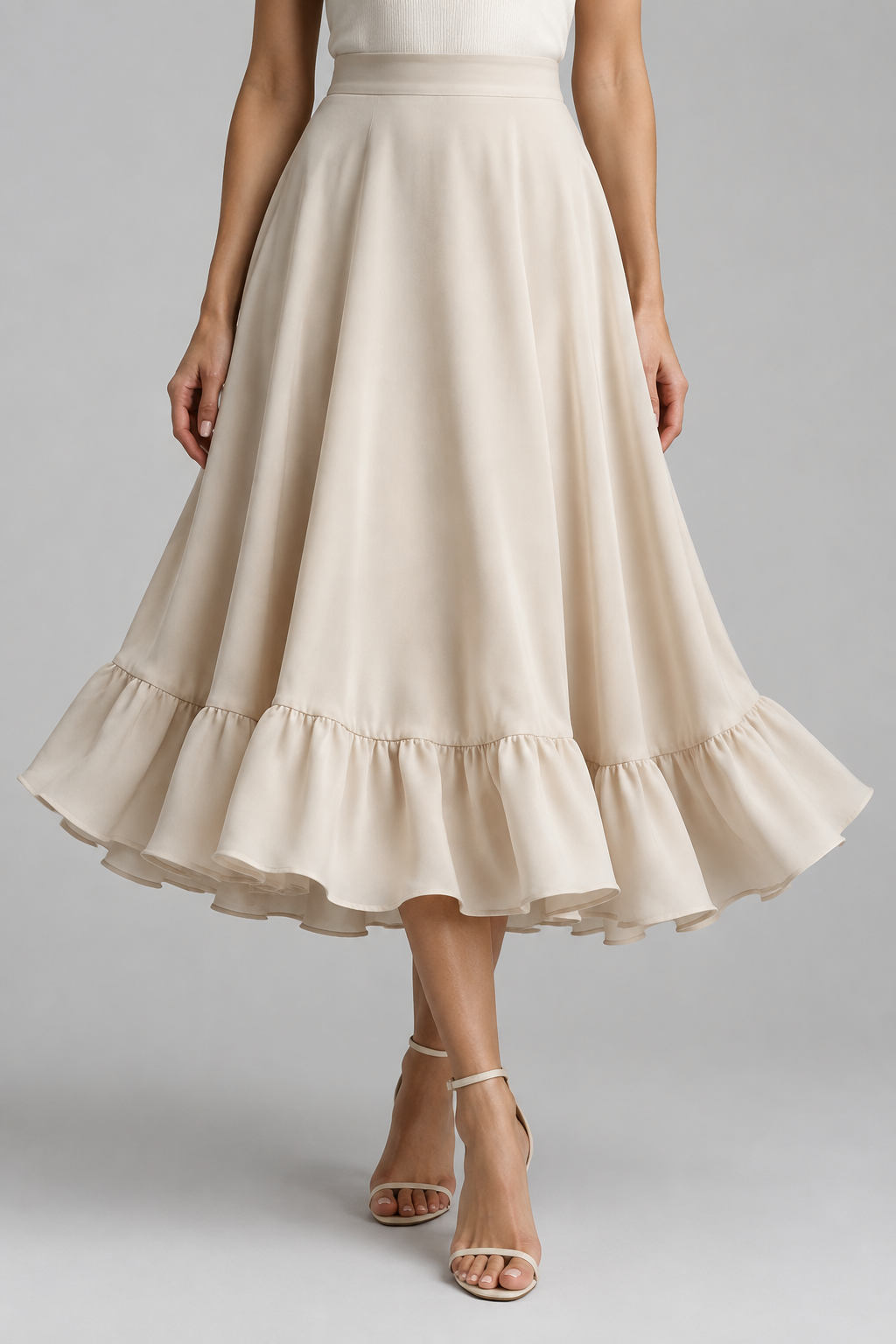 Falda Beige