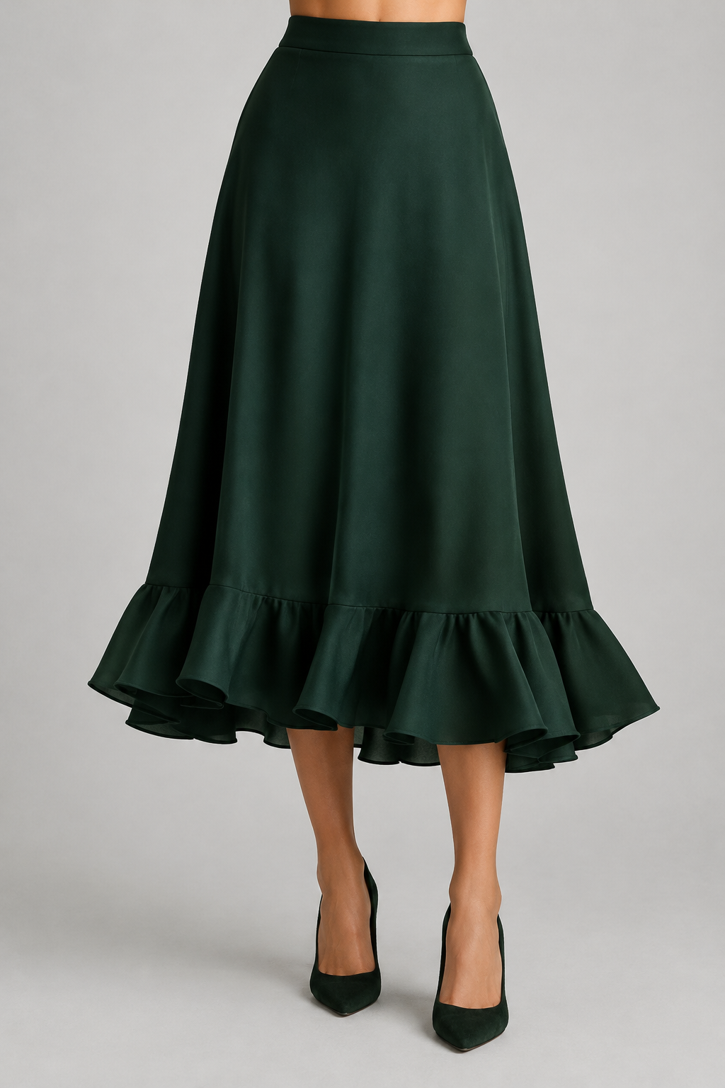 Falda Verde Botella