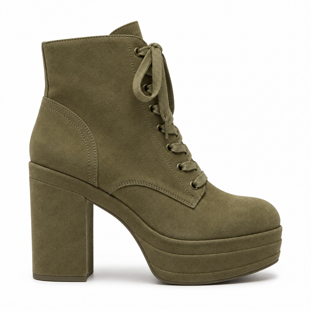 Cala Stile – Botín Plataforma con Cordones Mujer