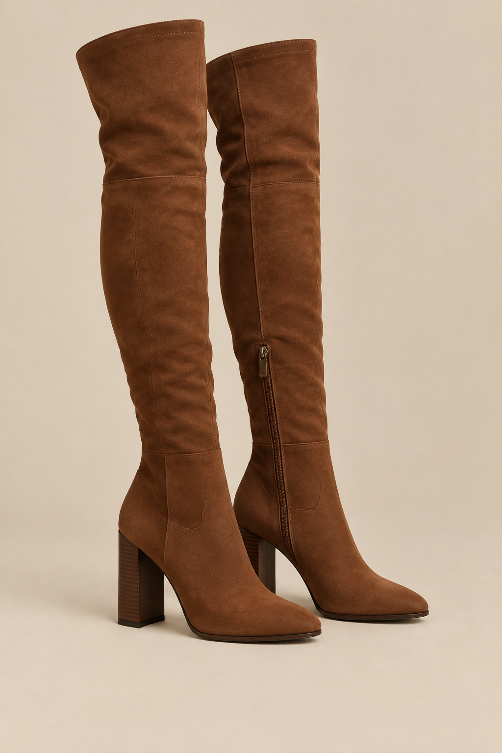 Botas over the knee marrón