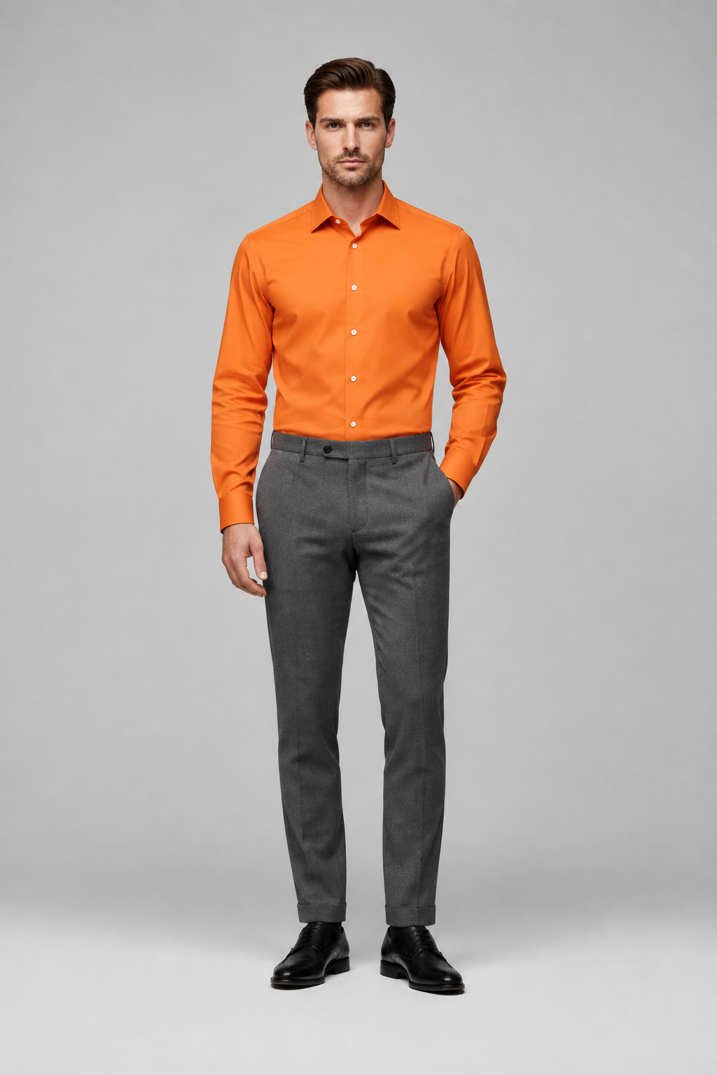 Camisa Formal Naranja