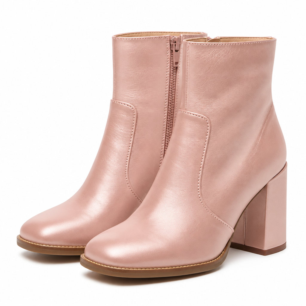 Botín nude blush