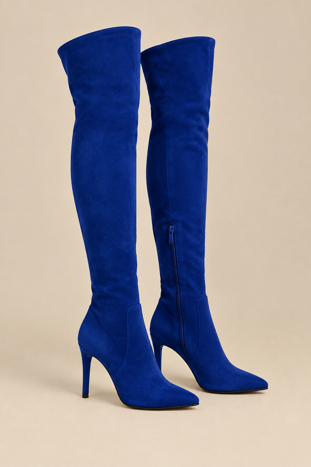 Botas over the knee azules