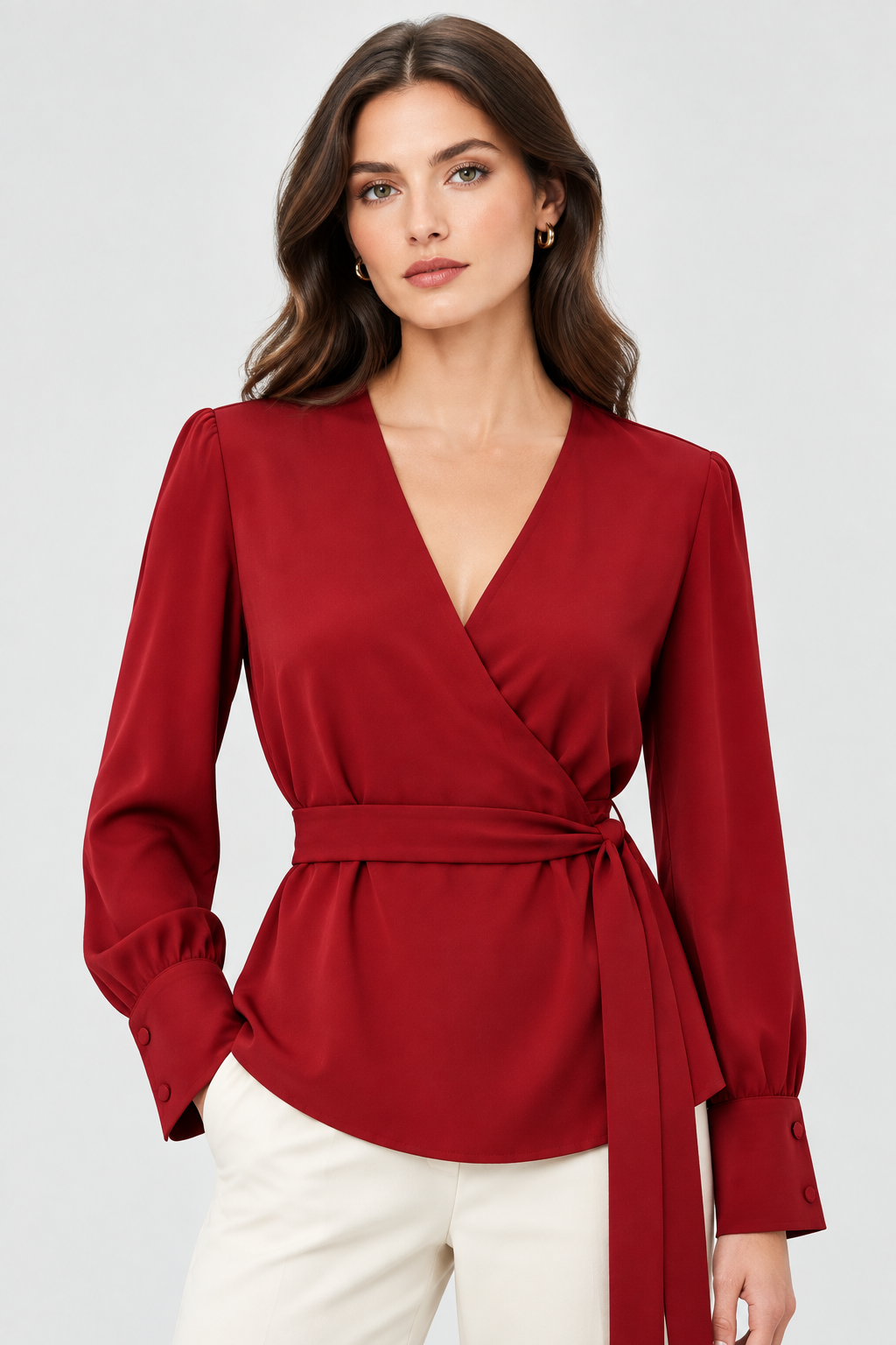 Blusa Burdeos