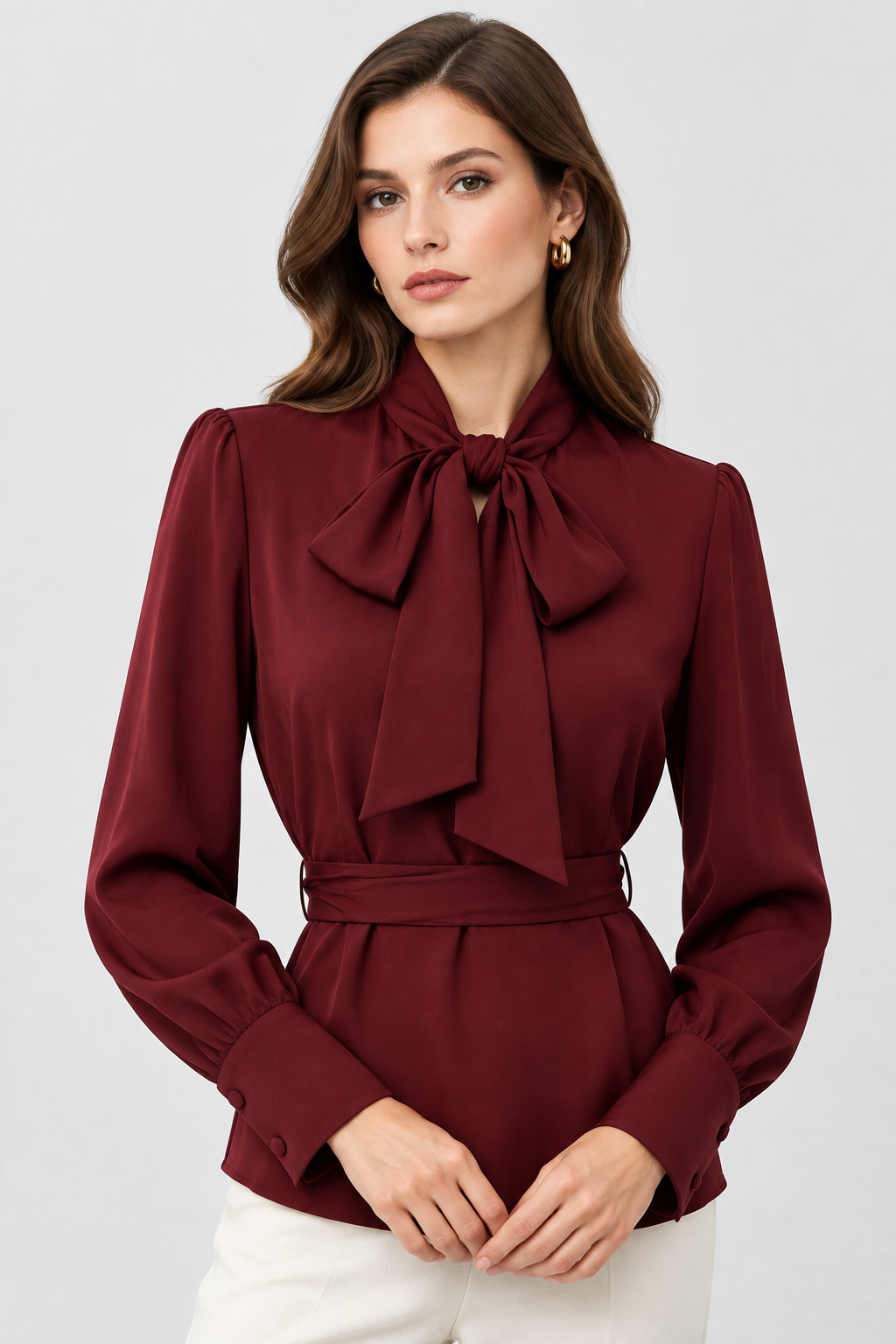 Blusa Burdeos