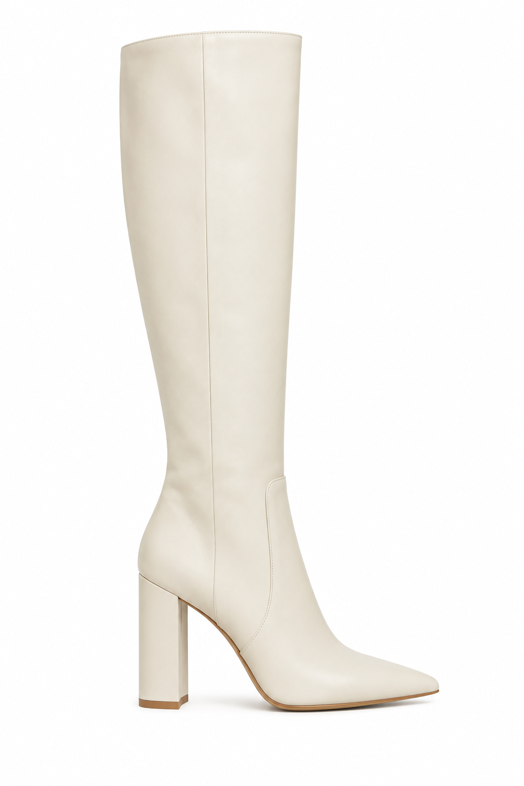 Bota caña larga Blanco roto