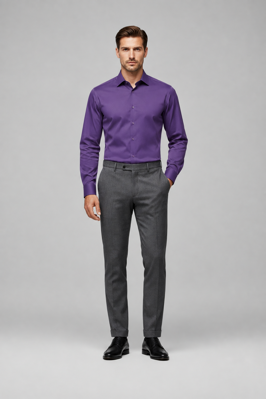 Camisa Formal Púrpura