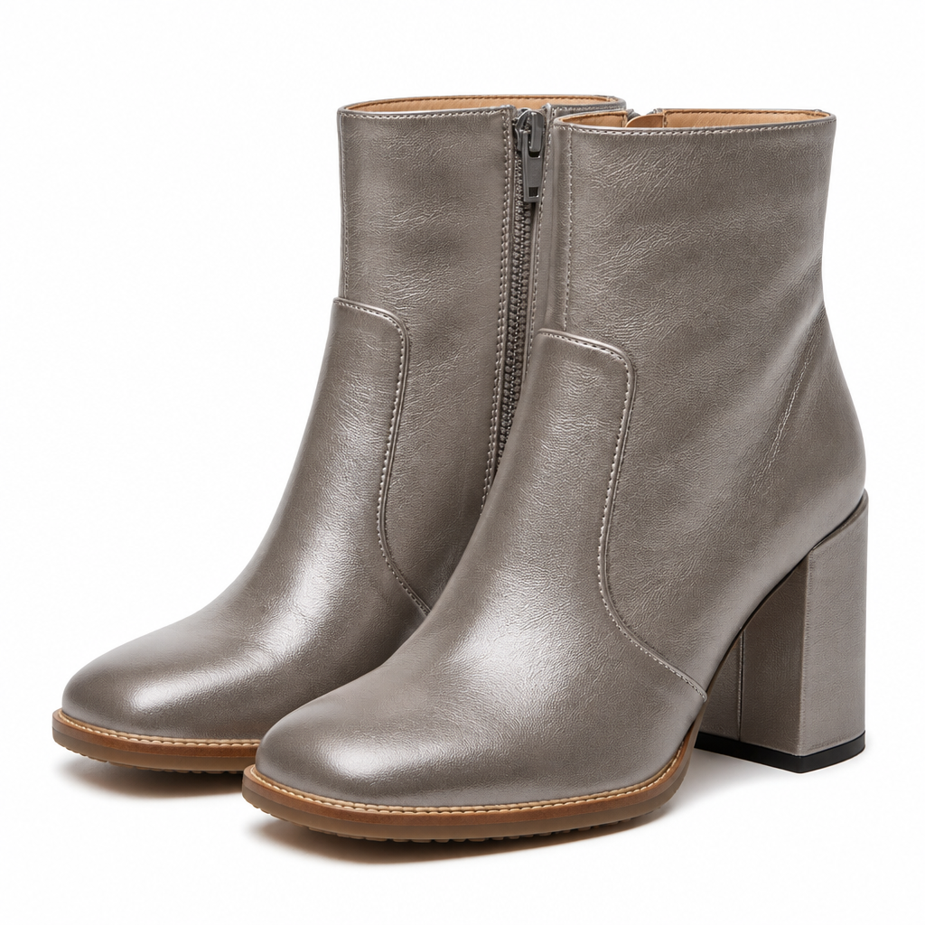 Botín taupe gris