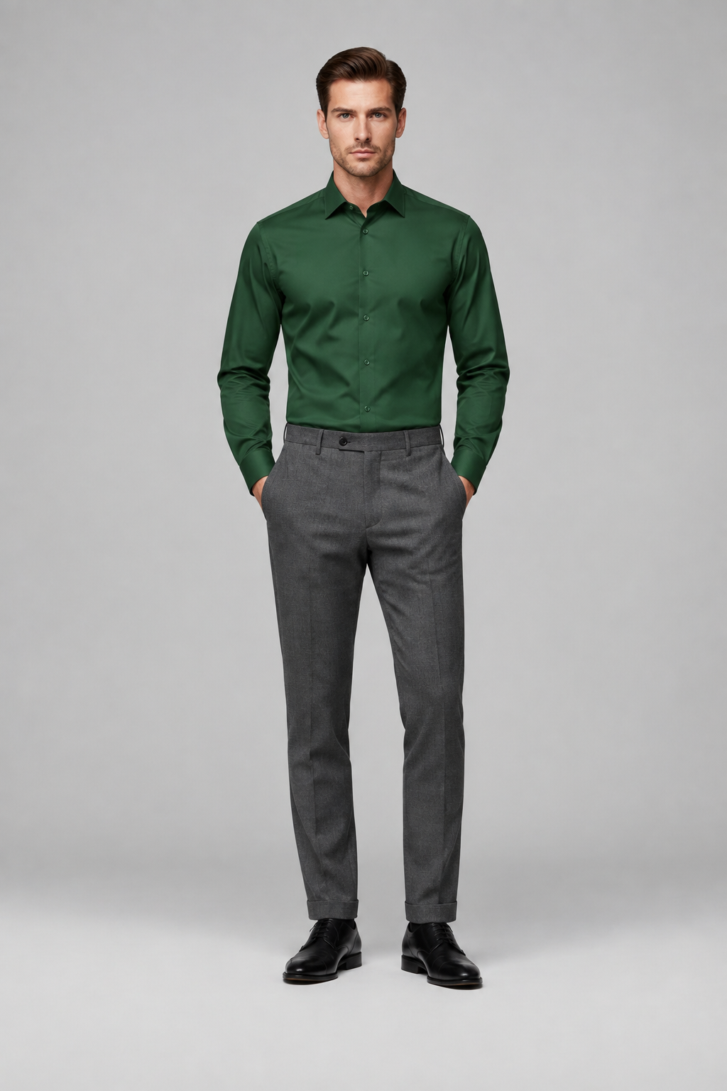 Camisa Formal Verde