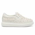 Slip-on marfil con perlas