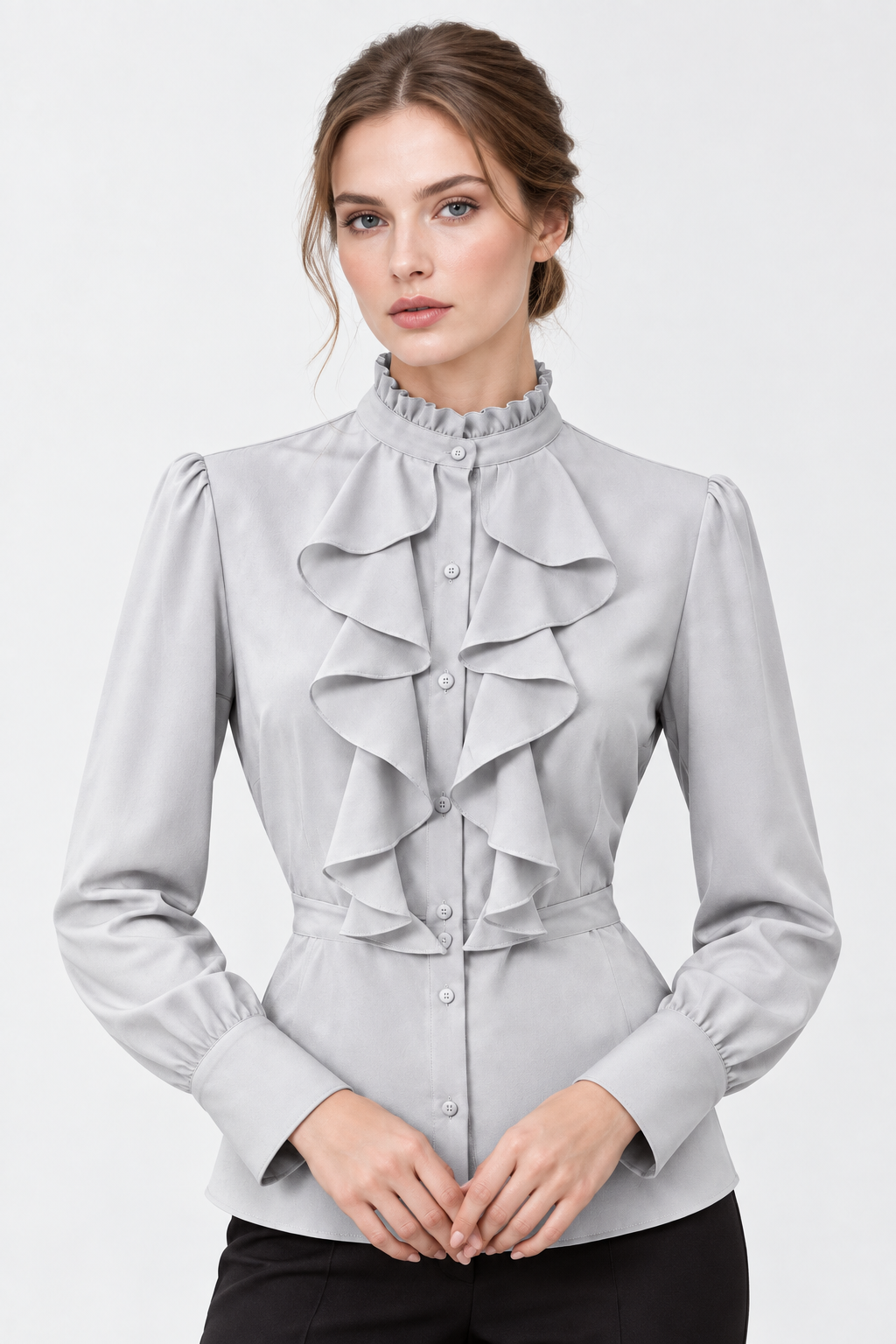 Blusa Gris plata