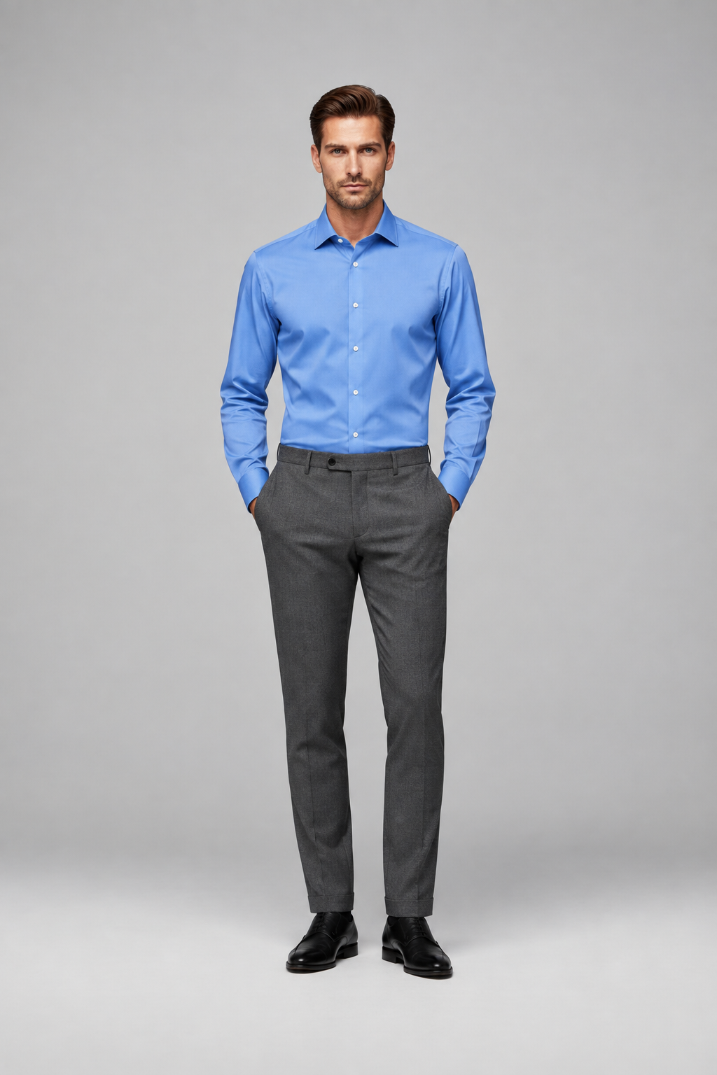 Camisa Formal Azul