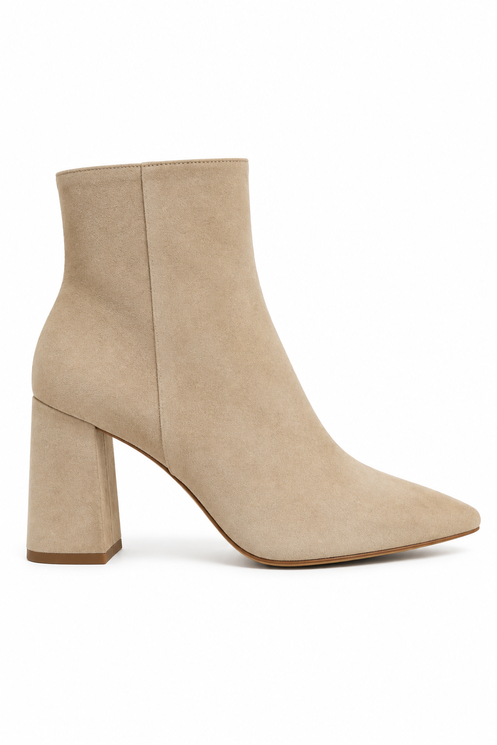 Bota ankle Beige