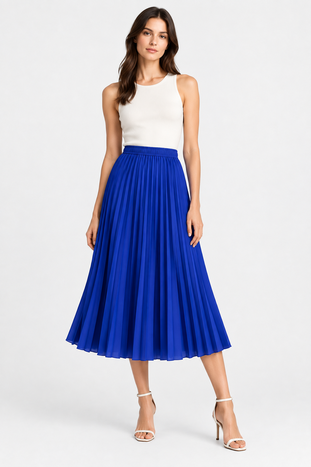 Falda Azul cobalto