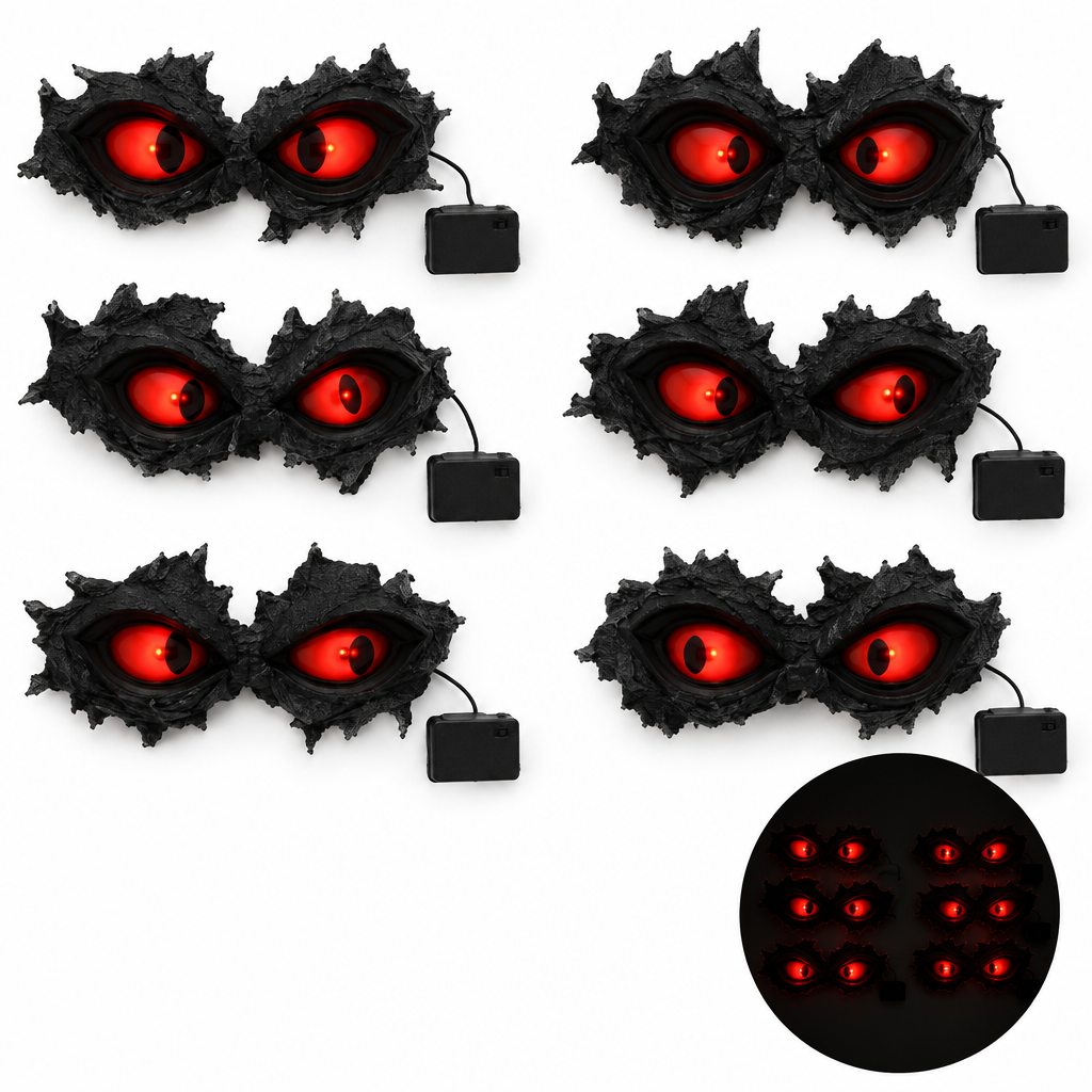 Set de ojos brillantes para pared
