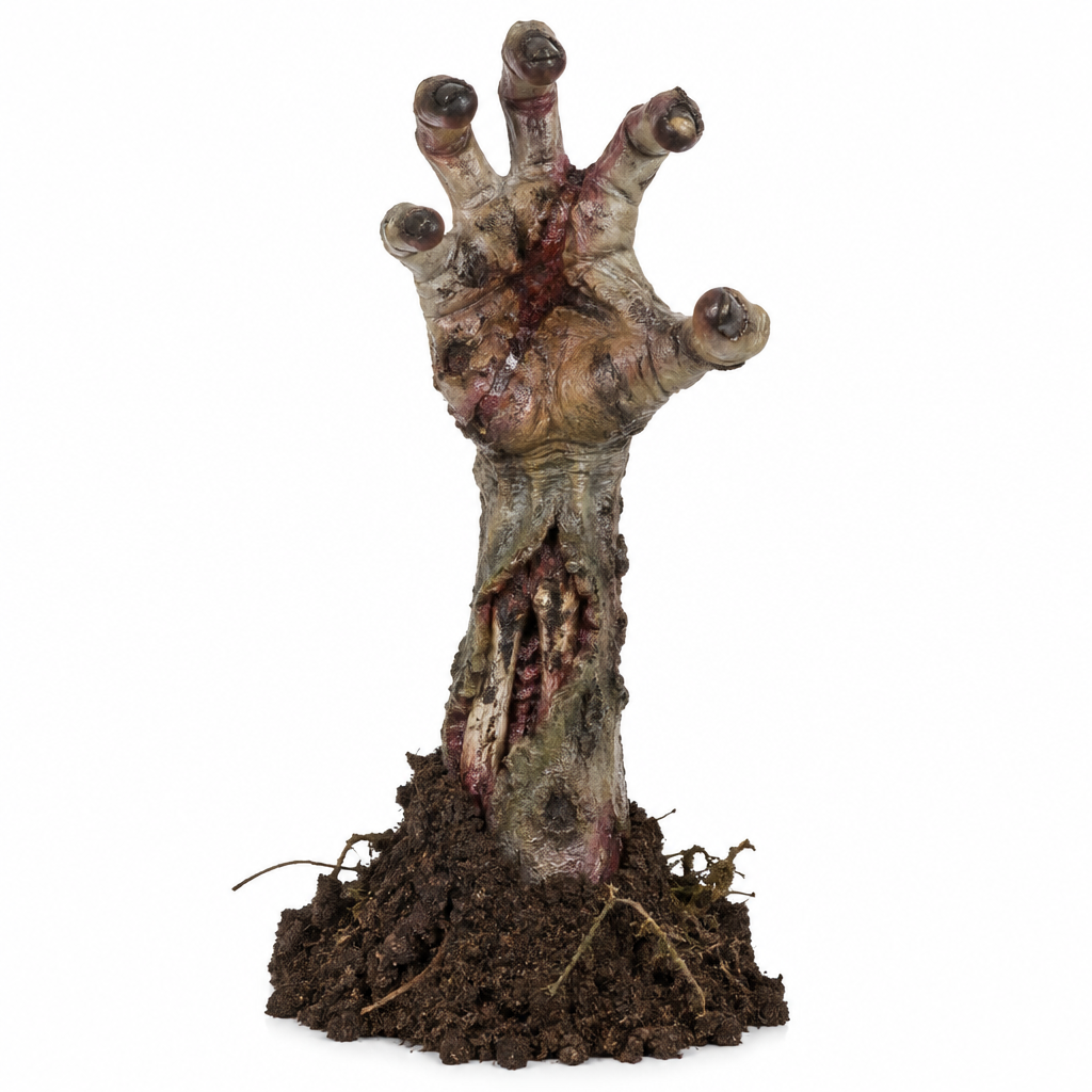Mano de zombi para jardín