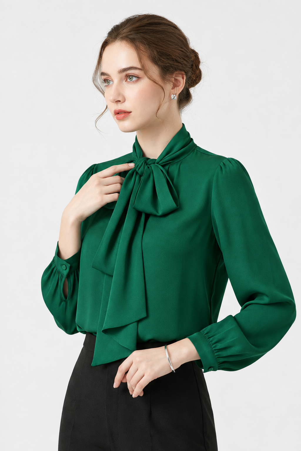 Blusa lazo verde