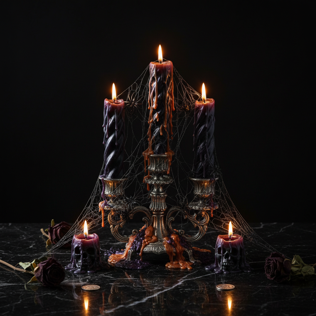 Velas góticas Halloween