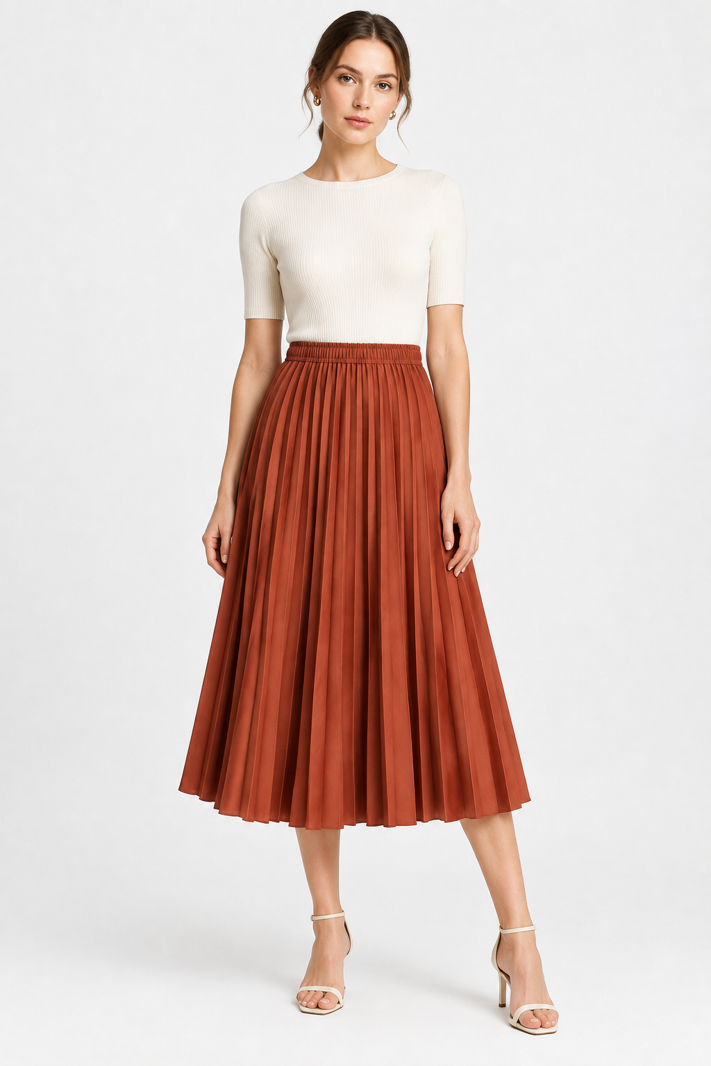 Falda Terracota